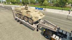 Semi transportar equipamento militar v1.6 para Euro Truck Simulator 2