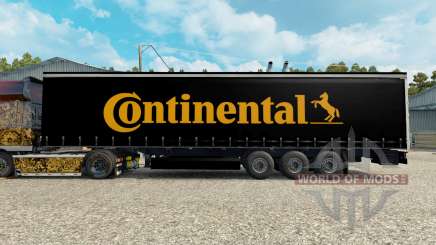 Pele Contiential no trailer para Euro Truck Simulator 2