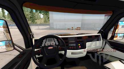 O Platinium interior para o Peterbilt 579 para American Truck Simulator
