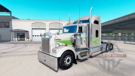 Pele Movin no trator caminhão Kenworth W900 para American Truck Simulator