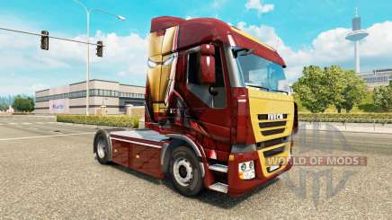A pele do Homem de Ferro no trator Iveco para Euro Truck Simulator 2