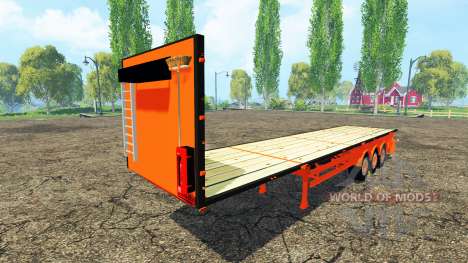 Semi-reboque-plataforma de Colas para Farming Simulator 2015