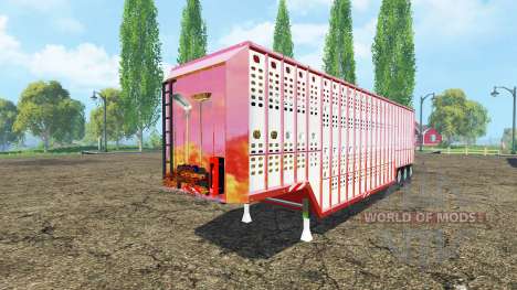 Semi-reboque-gado EUA para Farming Simulator 2015