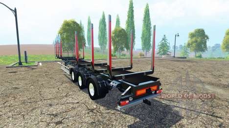 Semi-reboque Fliegl madeira v3.0 para Farming Simulator 2015