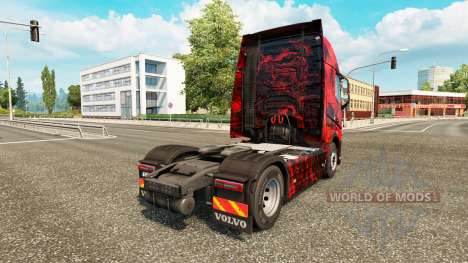 Demônio Crânio pele para a Volvo caminhões para Euro Truck Simulator 2