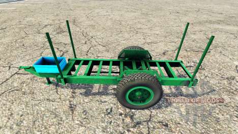 Rústico de madeira trailer para Farming Simulator 2015