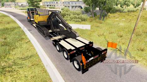 Baixa varrer com a carga de escavadeira para American Truck Simulator