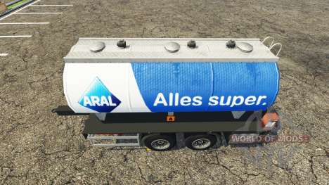 Combustível trailer de Aral para Farming Simulator 2015