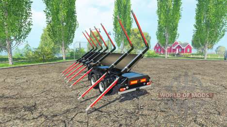 A madeira Fliegl semi-reboque v1.5 para Farming Simulator 2015