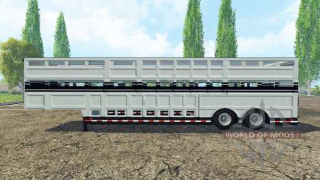 Semi-reboque para transporte de animais para Farming Simulator 2015