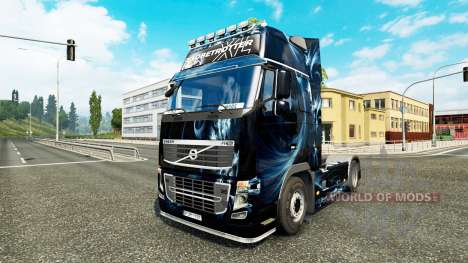 Resumo o Efeito de pele para a Volvo caminhões para Euro Truck Simulator 2