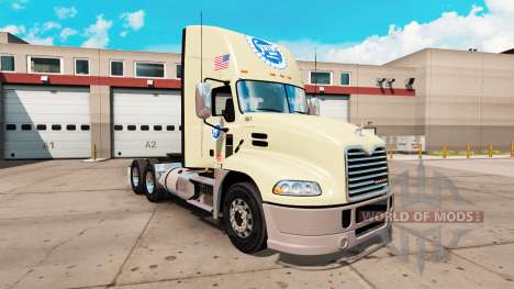 Pele Declarante Bros. Mack Pinnacle trator para American Truck Simulator