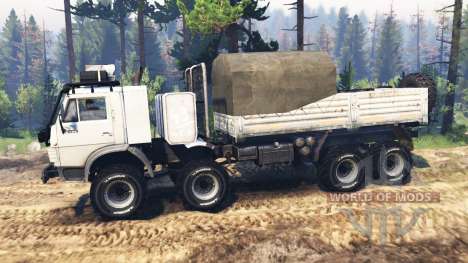 KamAZ 6350 v2.0 para Spin Tires