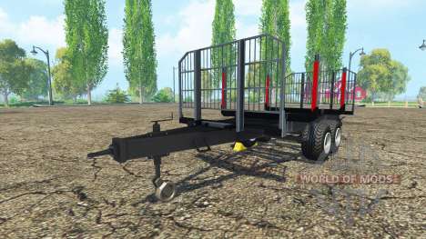 Madeira trailer BRANTNER para Farming Simulator 2015