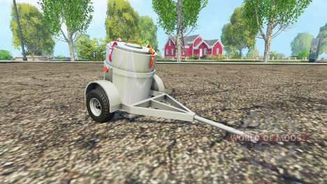 Carreta com tanque de leite para Farming Simulator 2015