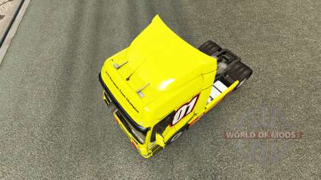 Corrida Amarelo pele para a Renault Premium cami para Euro Truck Simulator 2