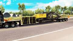 Baixa varrer com a carga de escavadeira para American Truck Simulator