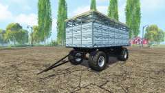 Reboque para transporte de animais v2.0 para Farming Simulator 2015