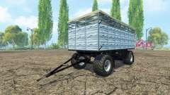 Reboque para transporte de gado para Farming Simulator 2015
