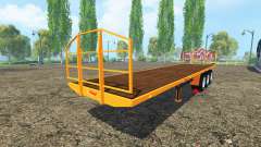 Semi-reboque-Fliegl plataforma para Farming Simulator 2015