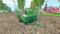Um único eixo de reboque para Farming Simulator 2015