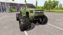 Chevrolet Silverado monster para Farming Simulator 2017