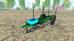 Rústico de madeira trailer para Farming Simulator 2015