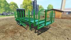 Um grande semi-reboque de madeira para Farming Simulator 2015