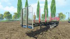 Semi-reboque Fliegl madeira v3.0 para Farming Simulator 2015