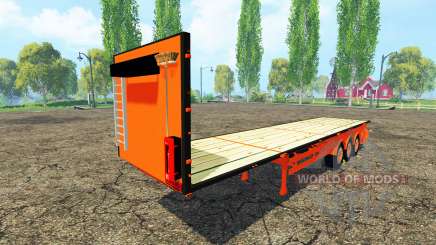 Semi-reboque-plataforma de Colas para Farming Simulator 2015