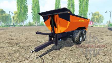 Tipper trailer orange para Farming Simulator 2015