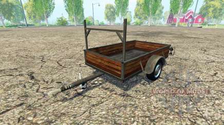 Um único eixo de reboque v1.2 para Farming Simulator 2015