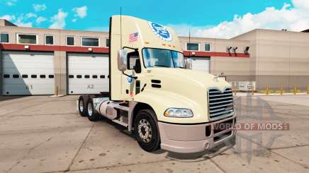 Pele Declarante Bros. Mack Pinnacle trator para American Truck Simulator