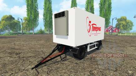 Refrigerado trailer rotunda para Farming Simulator 2015