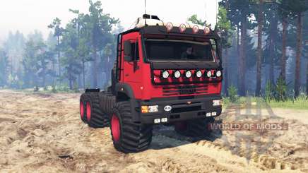 KamAZ 65221 para Spin Tires