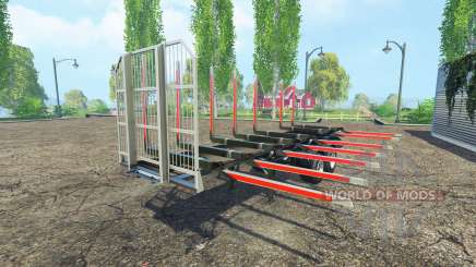 A madeira Fliegl semi-reboque v1.5 para Farming Simulator 2015