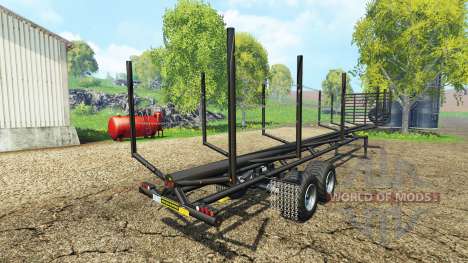 Semi-reboque de madeira para Farming Simulator 2015