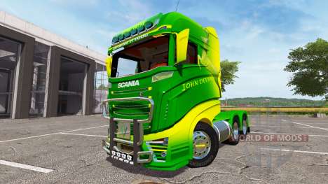 Scania R1000 John Deere para Farming Simulator 2017