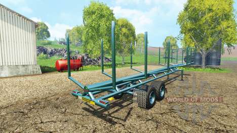 Uma madeira semi-reboque v1.1 para Farming Simulator 2015