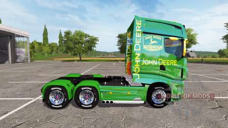Scania R700 Evo John Deere para Farming Simulator 2017