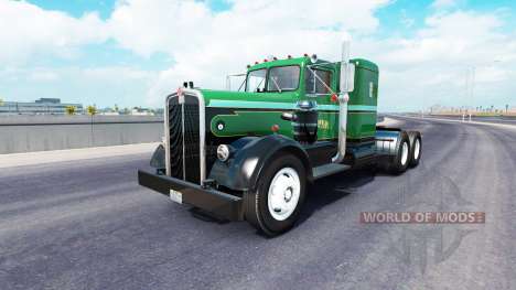 A pele do Palmer Camionagem LLC caminhão Kenwort para American Truck Simulator