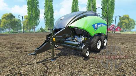 New Holland BigBaler 1290 gras bale v3.0 para Farming Simulator 2015