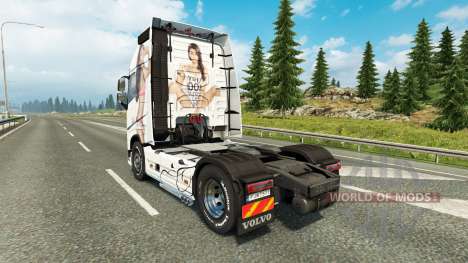 Antonia pele para a Volvo caminhões para Euro Truck Simulator 2