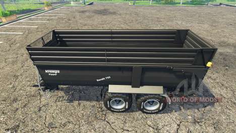 Krampe Bandit 750 black edition para Farming Simulator 2015