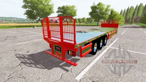Platform bales trailer para Farming Simulator 2017