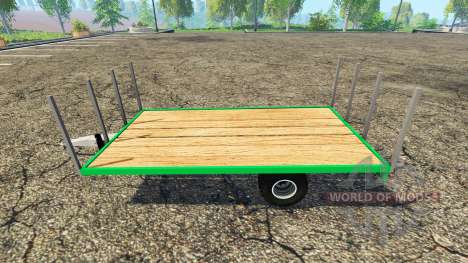 Trailer para pequenos fardos para Farming Simulator 2015