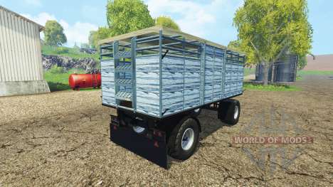 Reboque para transporte de gado bovino v3.0 para Farming Simulator 2015