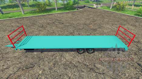 Reboque de plataforma para Farming Simulator 2015