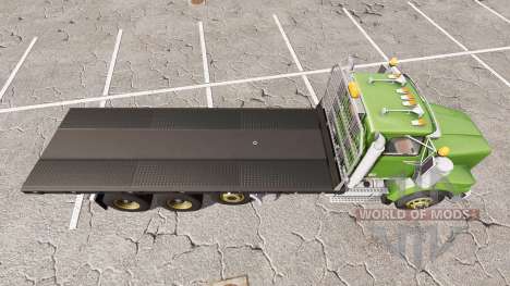 Lizard SX 210 Twinstar Flatbed 4-axles para Farming Simulator 2017