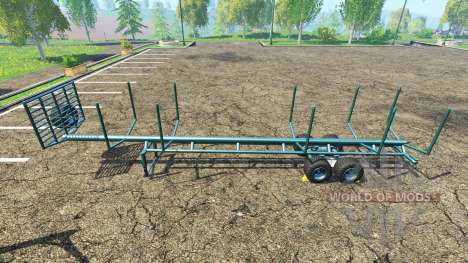 Uma madeira semi-reboque v1.1 para Farming Simulator 2015